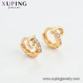 96889 xuping 18kgold color plateado aro niños pendientes joyería